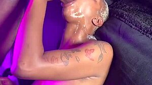 Intense Sloppy Spit Gagging Face Fucking Monster Cock Choke Fest