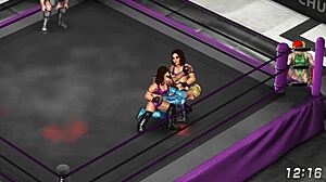 cammy versus samus in fierce ryona wrestling