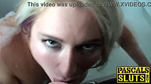 kaz's busty british body bound and pounded doggystyle till jizz floods her mouth