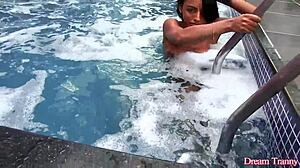 i can't stop staring at adrielhy bronze's thick tranny cock