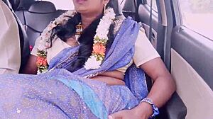 dirty indian aunty's car sex moans drive me wild