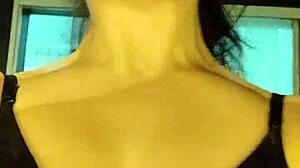 POV Debora Mendes Sloppy Oral Black Panties Creampie