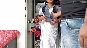 Indian Couple's Passionate Fuck Echoes Hindi Moans