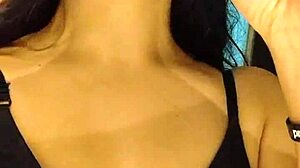 POV Debora Mendes Sloppy Oral Black Panties Creampie
