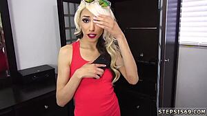 wanna see redhead teen sis ride fuck machine?