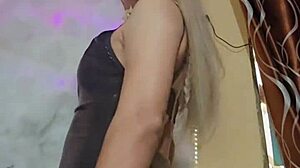 hot latex transsexual rica bebe teases hard 😈💋