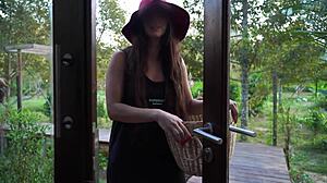 lost little red riding hood? this petite latina slut needs huge cock