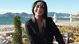 French Arab Milf Big Natural Tits Dominated in Lingerie