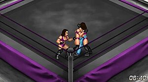 cammy versus samus in fierce ryona wrestling