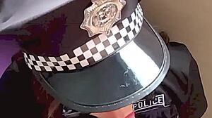 petite latina cop's juicy ass bent over in uniform photoshoot
