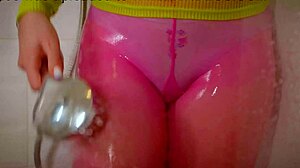 Wanna see this pornstar's wet tits in sexy clothes?