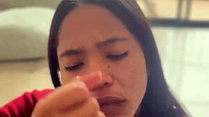 Amateur Wife Devours Neighbor's Huge Cock in Cuckold Action Nysdel