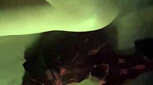 Thick cumshot blasts land heavy on her heaving tits