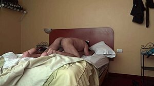 A horny bride cheats bent over during her wedding as wife gets doggystyle