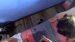 Sloppy deepthroat queen craves monster cock and facial cum every time