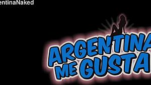 perfect round tattooed ass babe reveals huge puffy cameltoe up close