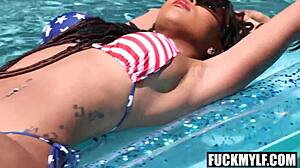 cheating milf cali sweets sucks pov on memorial day 😏👅