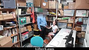 TEEN SHOPLIFTER STRIPS FOR COP DEAL TO AVOID JAIL!