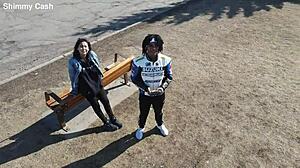 whoa, these native american indian teens ride big black cock first time ever!