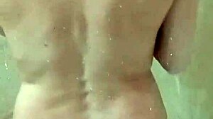 spying on neighbor showering got us so hot i blew my load watching