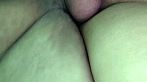 Wife's fat pussy creampied by bbc as cuck watches close...
