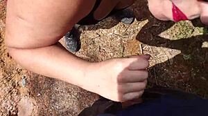 fuckin this hot chubby latina doggystyle in public street!!