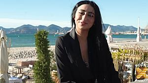 French Arab Milf Big Natural Tits Dominated in Lingerie