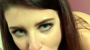 sexy librarian with glasses strokes brad newman's monster cock in secret pov handjob session