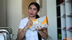 feel these latex gloves nurse? patient fetish heaven??