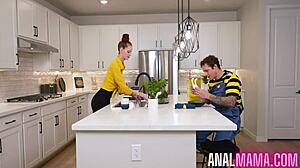 Stepmom's Taboo Anal Pound in April Fools Prank Reality