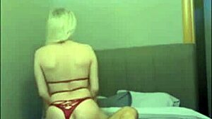Transsexual sucks cock then offers tight ass