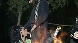 gypsy queens vol 1 sc 4 anal pounding ends in facial cumshot outdoors