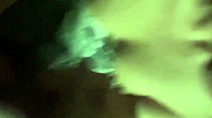 Thick cumshot blasts land heavy on her heaving tits