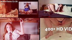 british emo teen goth eats cum topped ice cream after handjob orgasm