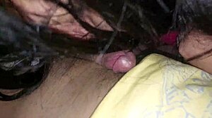 Best oral ever from busty latina homemade pov creampie!