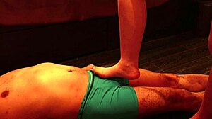 【young office lady crushes bulging cock like trash under her heels】