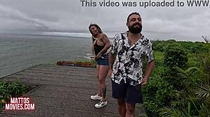 Casal mattos beach orgy with grelona anne wet creampie surprise fuck