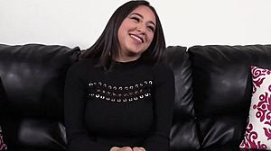 Big Tit Brunette Corra's First Facial Temptation