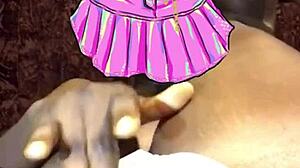 my levitating pussy lips tease with big clit