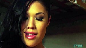 Lesbians In Fishnets London Keyes Lick Huge Pussies