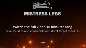 bare feet dangle see-through heels in closeup tease