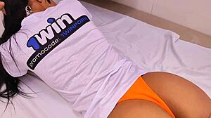 You won't believe how she craves big cumshots in her tight ass Vagninho Elisa Santos