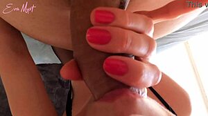 Roommate's Quick POV Blowjob Fuck Ends in Creampie Cumshot