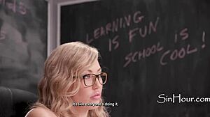 Fucking teacher Adira Allure gets ass pounded by Victor Ray 😈🍑💦