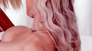 kenzie taylor and kenna james dive into juicy wet pussies like heaven