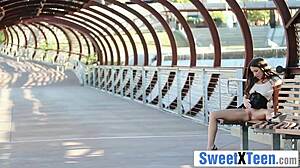 PERFECT BODY Teen 18+ Takes EXPERIENCED LOVER'S Monster Cock