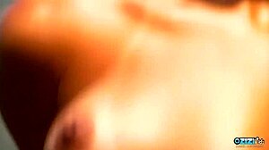 brunette milf small tits orgasms from outdoor anal doggystyle