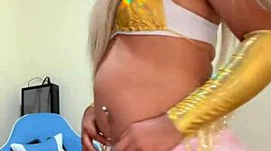 milking transsexual tits unleashes creamy intriguing flow