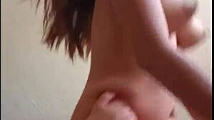 stepsister's sloppy blowjob and intense cowgirl pounding