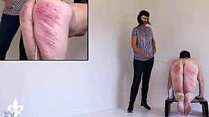 Part 2 Caning Punishes Huge Gaping Asshole Slave